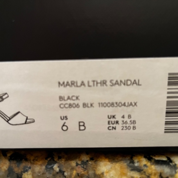 Coach Marla Leather Sandal Size 6 - Picture 3 of 3